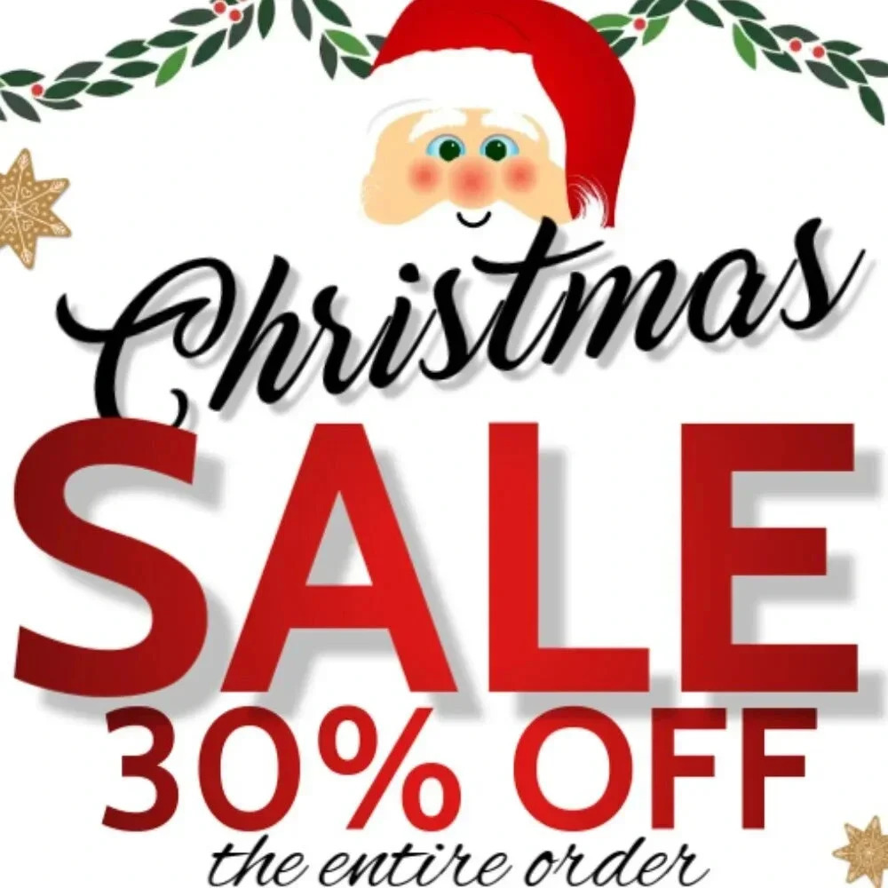 🔥Pre-Christmas Sale🔥30 % Off Entire order. (Excludes Purses and Handbags)